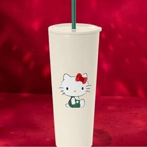 NEW Hello Kitty Tumbler with Straw